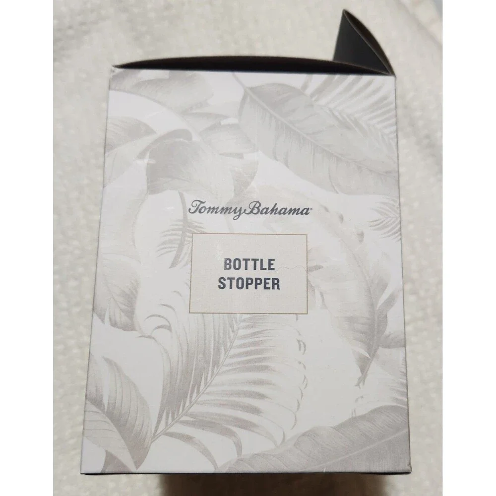 Tommy Bahama Turtle Bottle Stopper Seashell Bartender Wine Lover Gift New in Box